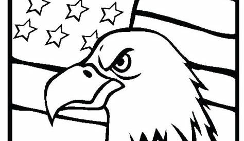 American Flag Coloring Page For Preschool at GetColorings.com | Free