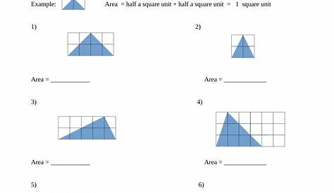 Area Of A Rectangle Worksheet - Area of Rectangles and Triangles