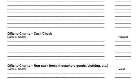 Itemized Deduction Templates | 8+ Printable Word & PDF Formats