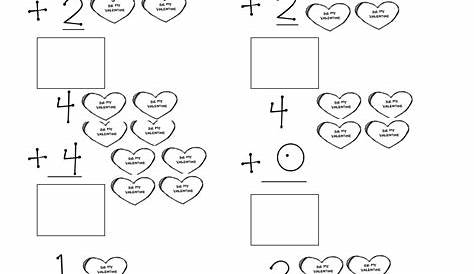 valentines day math worksheets