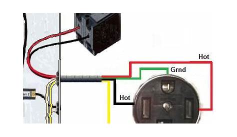 4 prong dryer outlet wiring diagram