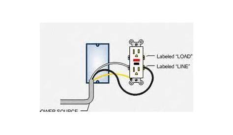 gfci circuit outlet wiring diagram