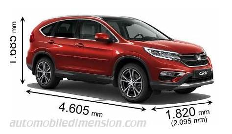 Honda CR-V 2015 dimensions, boot space and interior