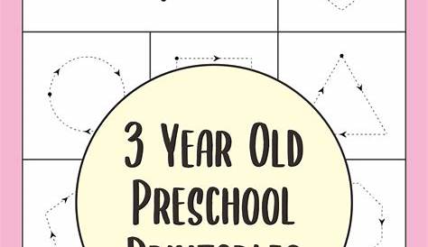 free printable worksheets for 3 year olds