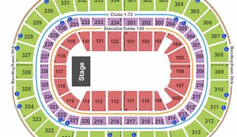 United Center Seating Chart And Maps - Chicago