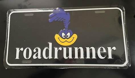 roadrunner license plate frame