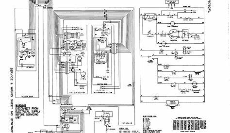 kenmore refrigerator schematic diagram