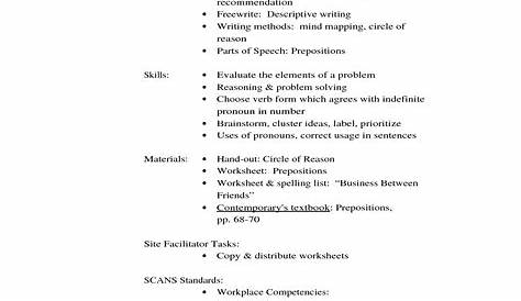 free ged language arts worksheets
