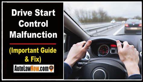 Drive Start Control Malfunction [Quick Guide & Fix] - AutoLawNow.com
