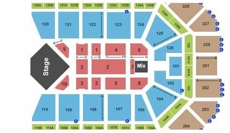 van andel arena seating chart with rows
