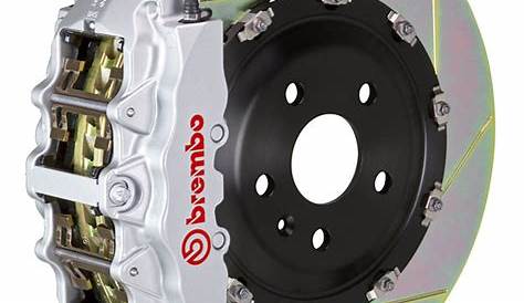 Brembo GT Front Big Brake System with 8 Piston Calipers & Slotted
