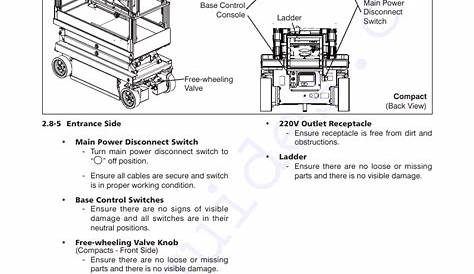 Skyjack SJ 3215 Scissor Lifts Operating manual PDF View/Download, Page # 23