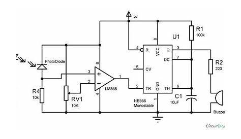 security alarm circuit diagram pdf