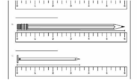 measurement with a ruler worksheets
