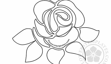 Paper Rose Bud Template Printable - Discover the Beauty of Printable Paper