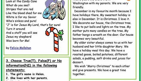 holiday grammar worksheets