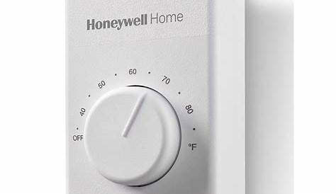 Honeywell CT410B1017 Manual 4 Wire Baseboard/Line Volt Thermostat