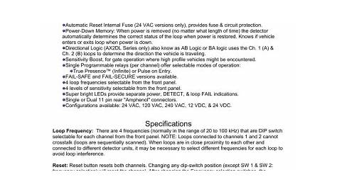 reno loop detector manual