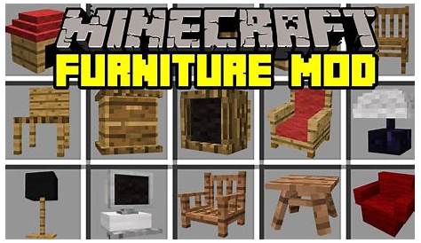 Minecraft FURNITURE MOD! | BUILD AND DECORATE YOUR HOUSE! | Modded Mini