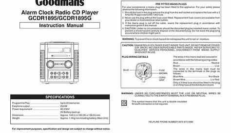 GOODMANS GCDR1895G INSTRUCTION MANUAL Pdf Download | ManualsLib