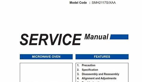 samsung microwave oven owner's manual