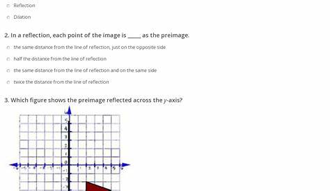 reflection practice worksheets answers