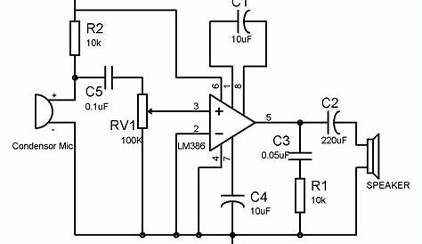 audio amp circuit diagram