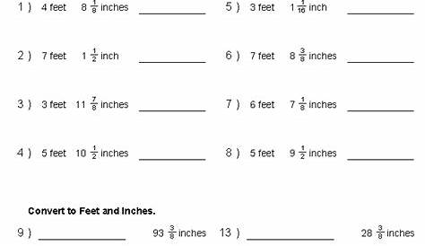 Measurement Worksheets Grade 6 – Kidsworksheetfun