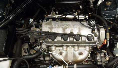 1998 Honda Civic LX Sedan 1.6 Liter SOHC 16V 4 Cylinder Engine Photo