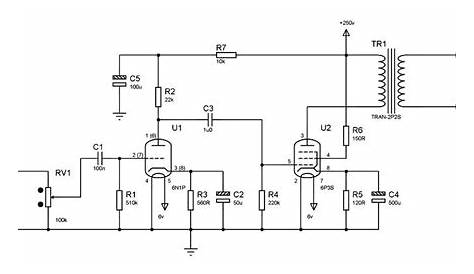 class ab tube amplifier schematic