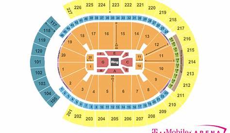 T Mobile Arena Boxing Map 3 - Corporate Hospitality & VIP Tickets