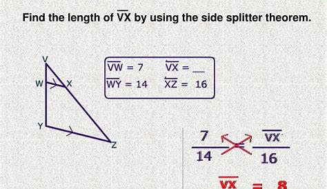 PPT - Objectives: Use Side-splitter Theorem and the Triangle-Angle