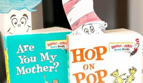 Color In Dr Seuss Bookmarks [Free Printable]