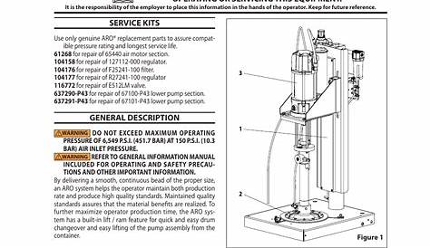 Ingersoll-Rand ARO 650542-1 User Manual | 4 pages | Also for: ARO