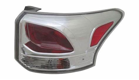 TYC® - Mitsubishi Outlander with Factory Halogen Tail Lights 2014
