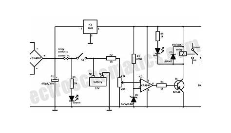 car battery charger circuit diagram