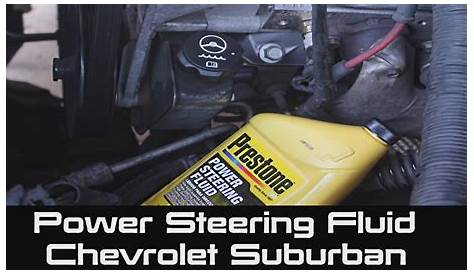 How to change Power Steering Fluid in Reservoir on Chevrolet Suburban