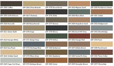 glidden porch and floor paint color chart