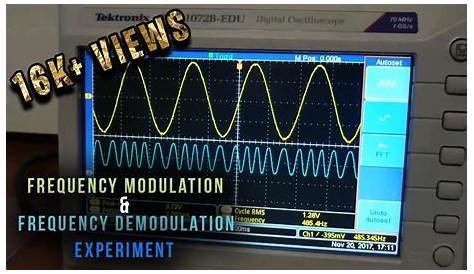 Frequency modulation and frequency demodulation experiment - tutorial