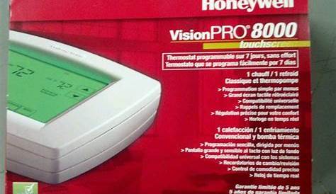Honeywell Vision Pro 8000 TH8110U Thermostat VisionPro TH8110U1003