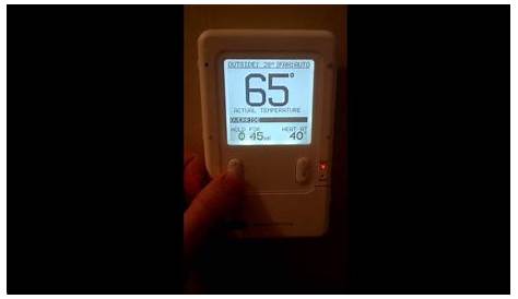 Carrier Infinity Series thermostat problem - YouTube