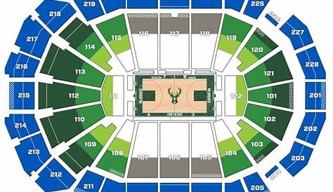Bucks Arena Seating Chart