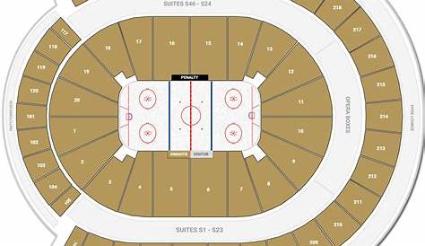 vegas golden knights arena seating chart