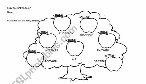 jesus family tree worksheets