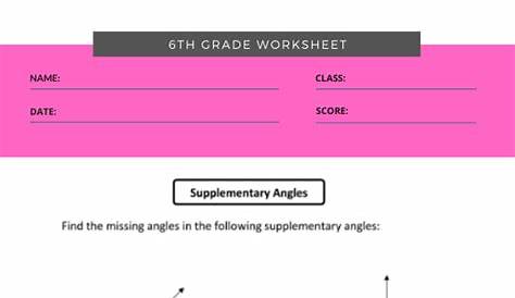 Grade 6 | Worksheets Free