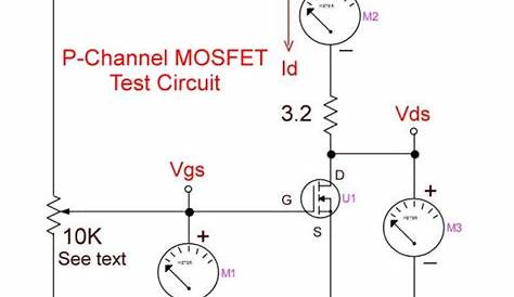 mosfet testing circuit diagram