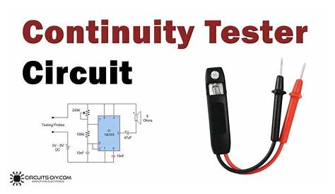 continuity tester circuit design