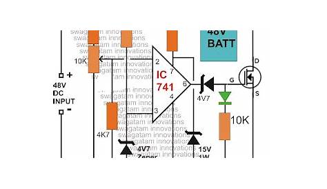 Make this 48V Automatic Battery Charger Circuit | Diagram wiring