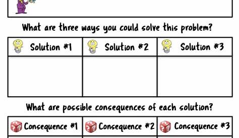 problem solving skills worksheets