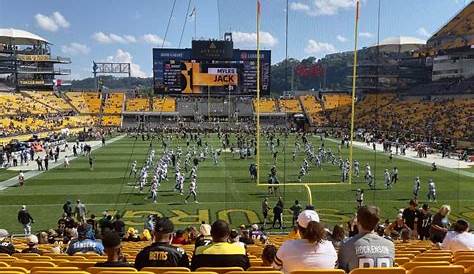 heinz field seating chart by row